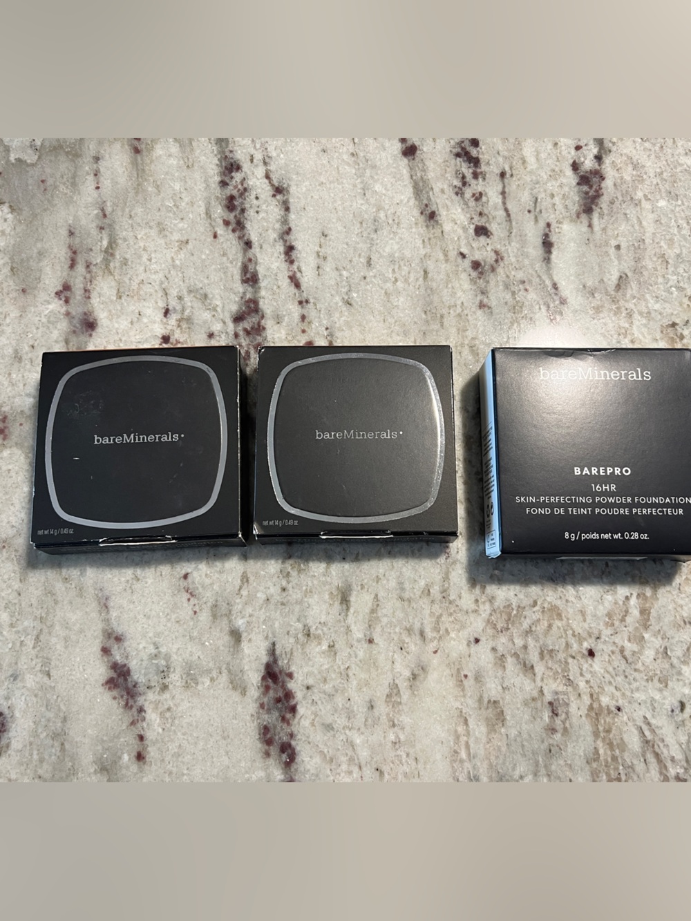 3 bareMinerals BarePro Powder Foundation - 2 r310 + 1 medium neutral